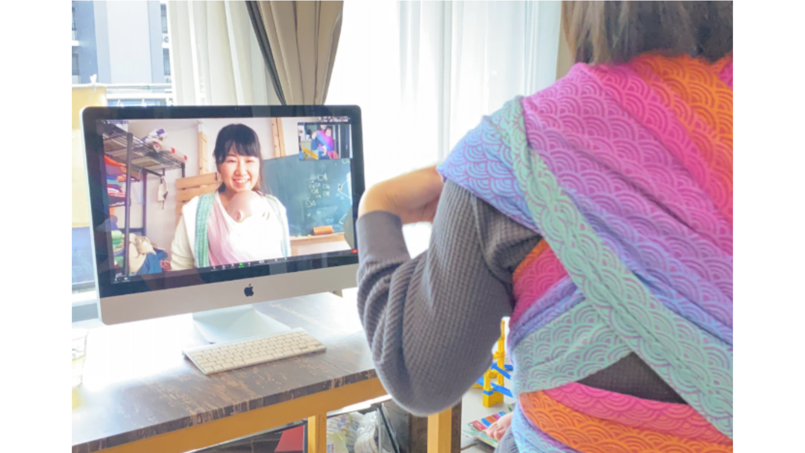 オンライン個別実技講座の様子